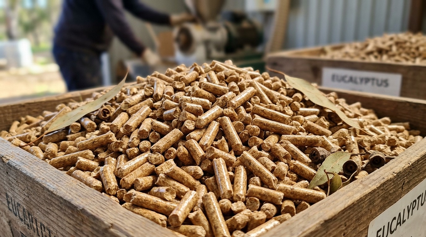Pelet Kayu Eucalyptus